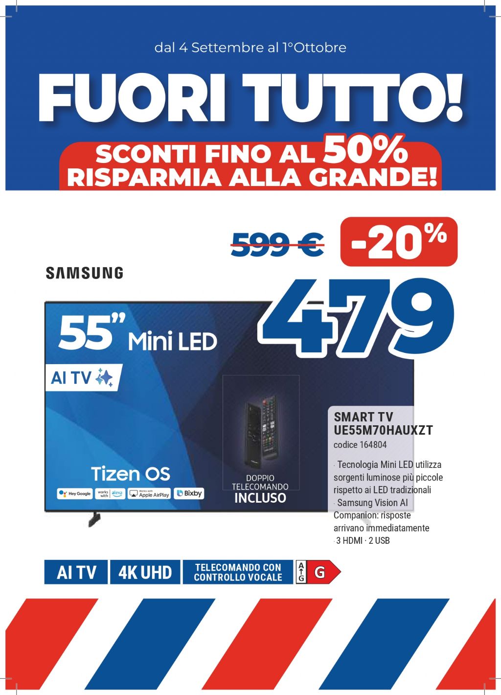 TV SAMSUNG UE55M70HAUXZT